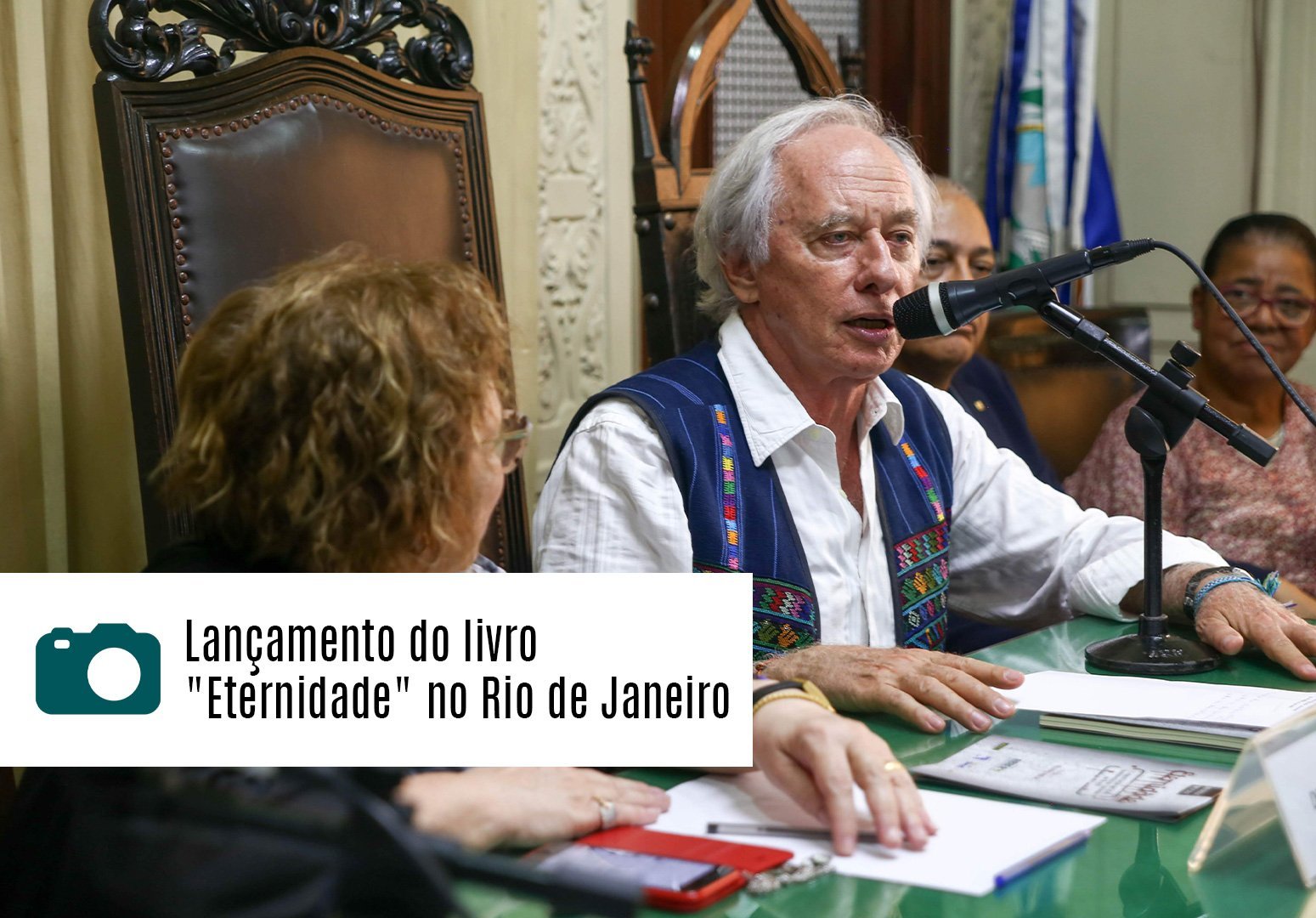 Lançamento do livro Eternidade em rj